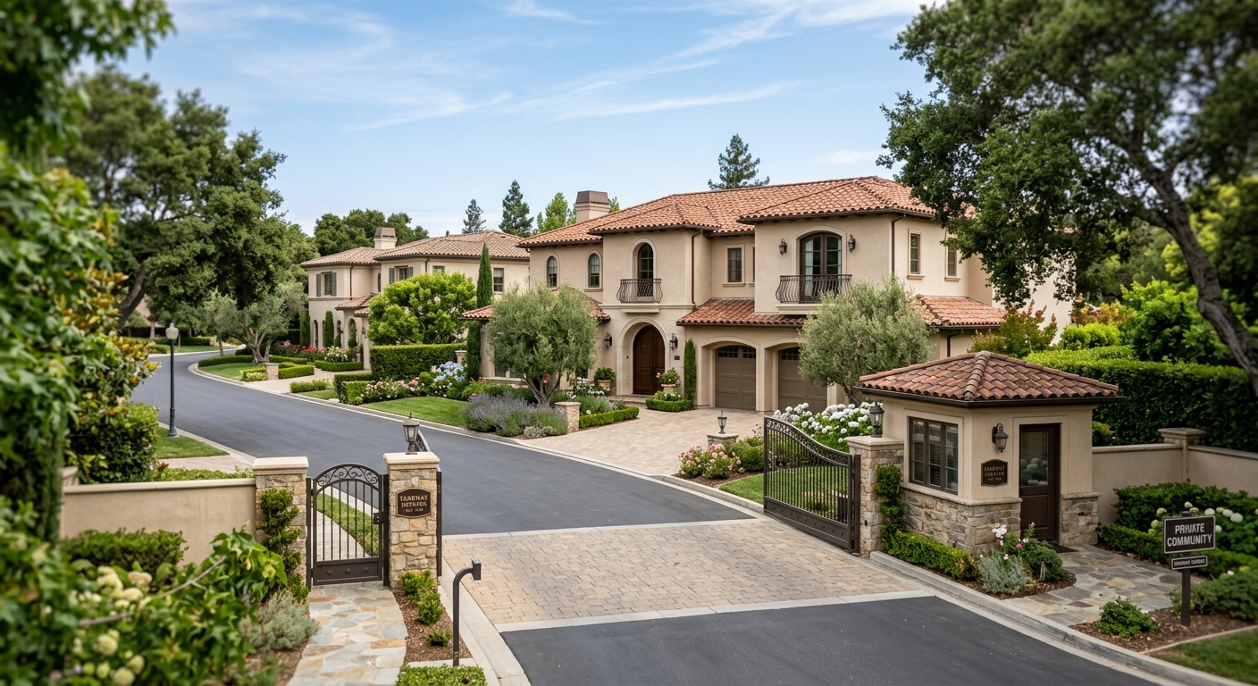Gated community home valuation